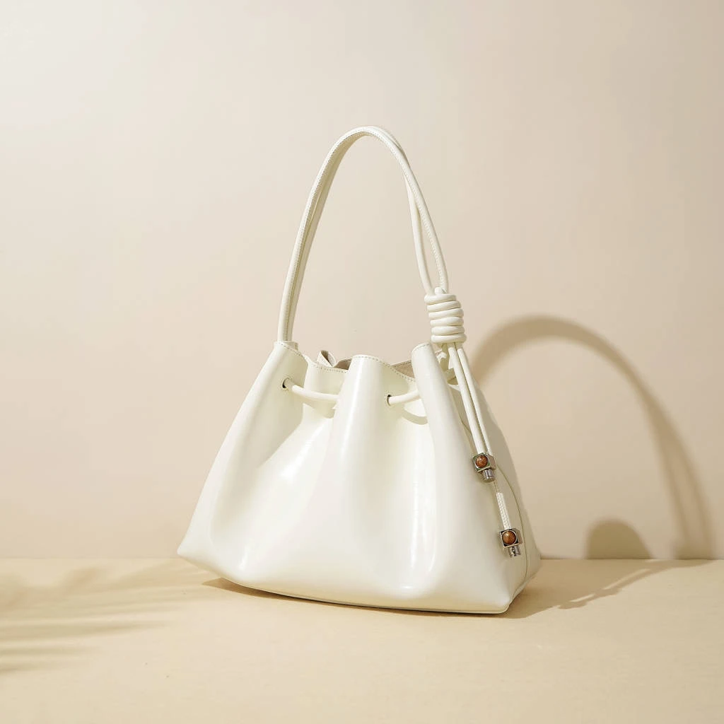 【工厂直发】ZG-F9820A-奶杏白轻奢时尚气质女包