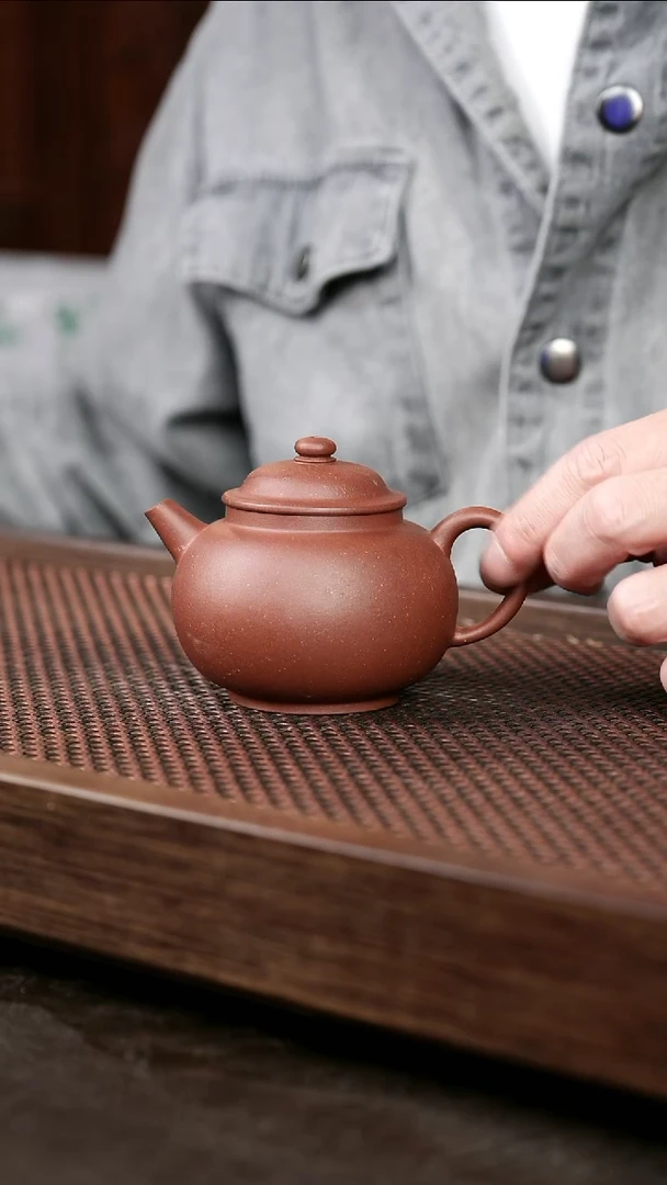 茶壶紫砂底槽清圆珠