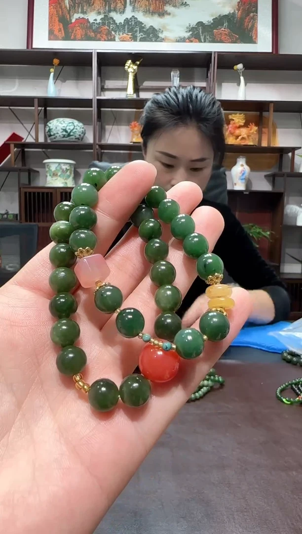 未镶嵌手串和田玉