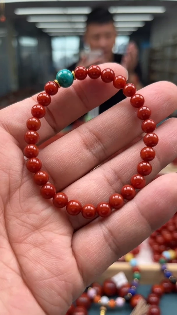 【闪购商品】南红玛瑙手串未镶嵌川料手串6mm