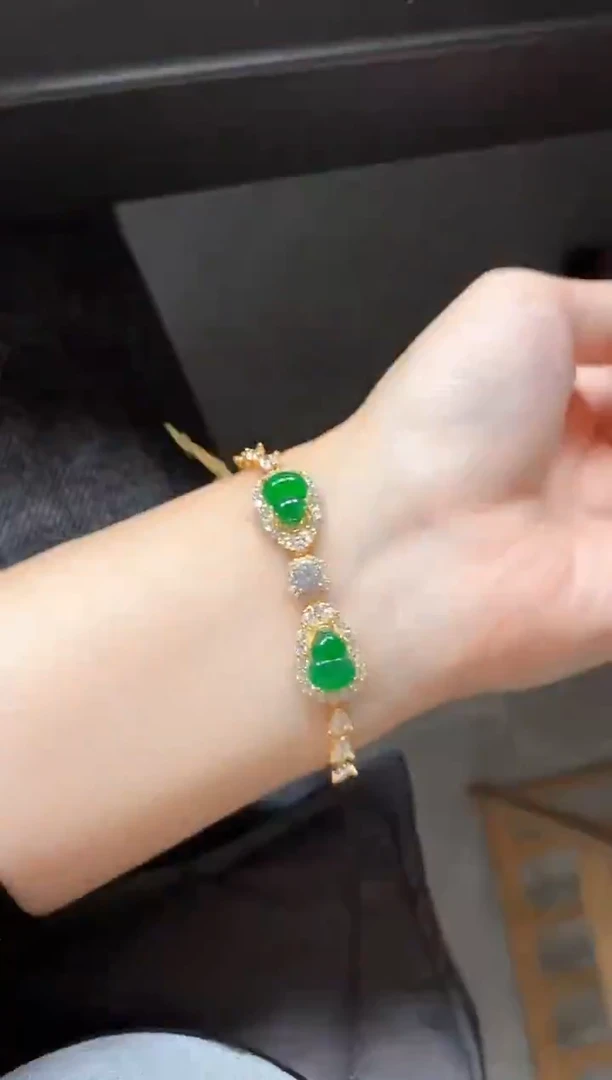 银S925镶嵌戒指翡翠51511