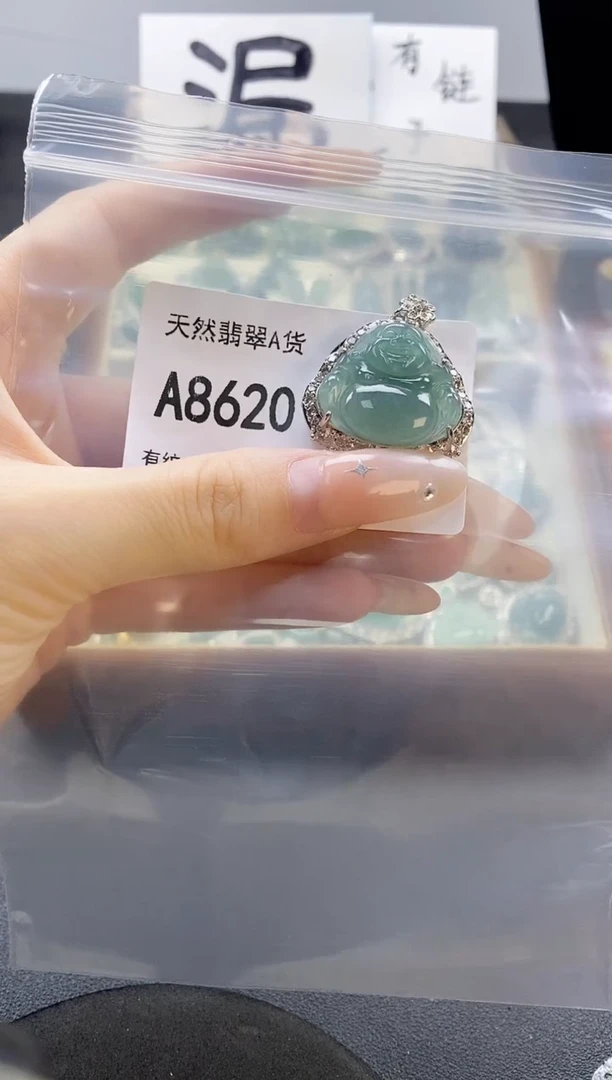 吊坠(赠链)未镶嵌翡翠天然翡翠A货