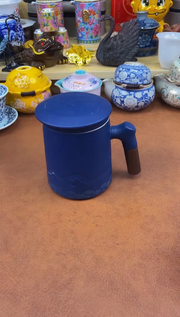 陶瓷茶具摆件旅行套组