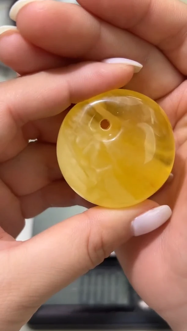裸石琥珀未镶嵌琥珀蜜蜡吊坠