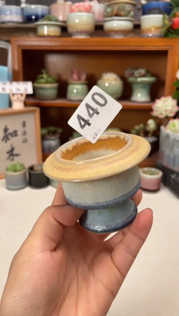 瓷片440知木小芳花盆