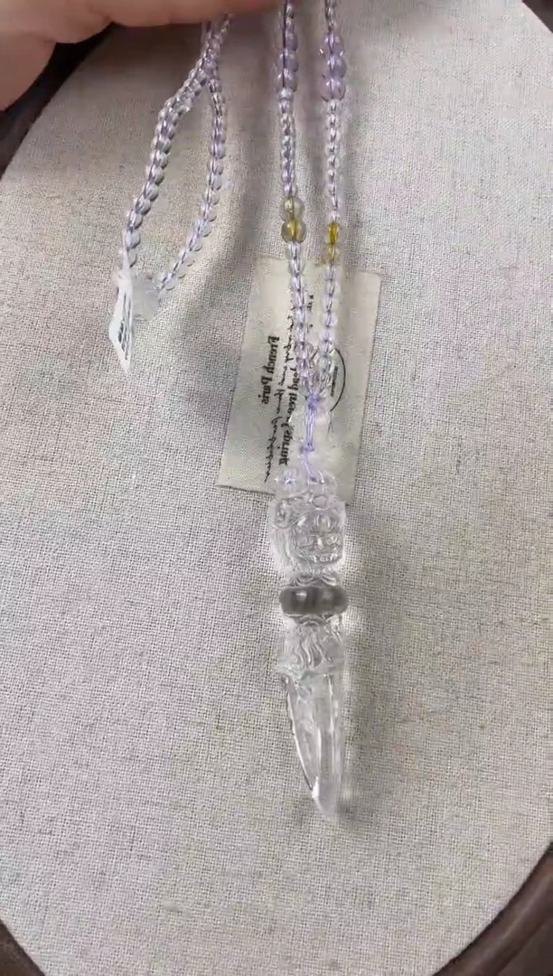 颈饰未镶嵌水晶纯天然水晶吊坠