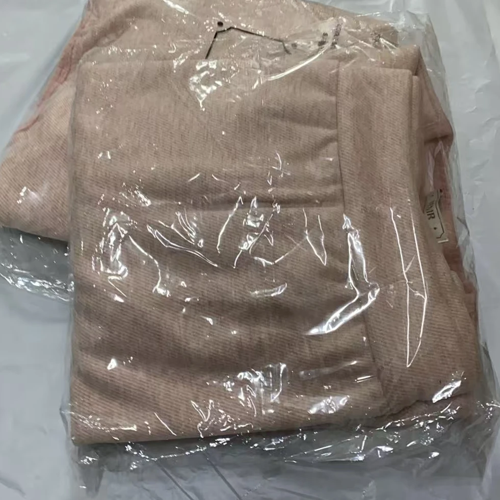 ［小小布］no退换-东大门正品v5e粉色V领卫衣外套