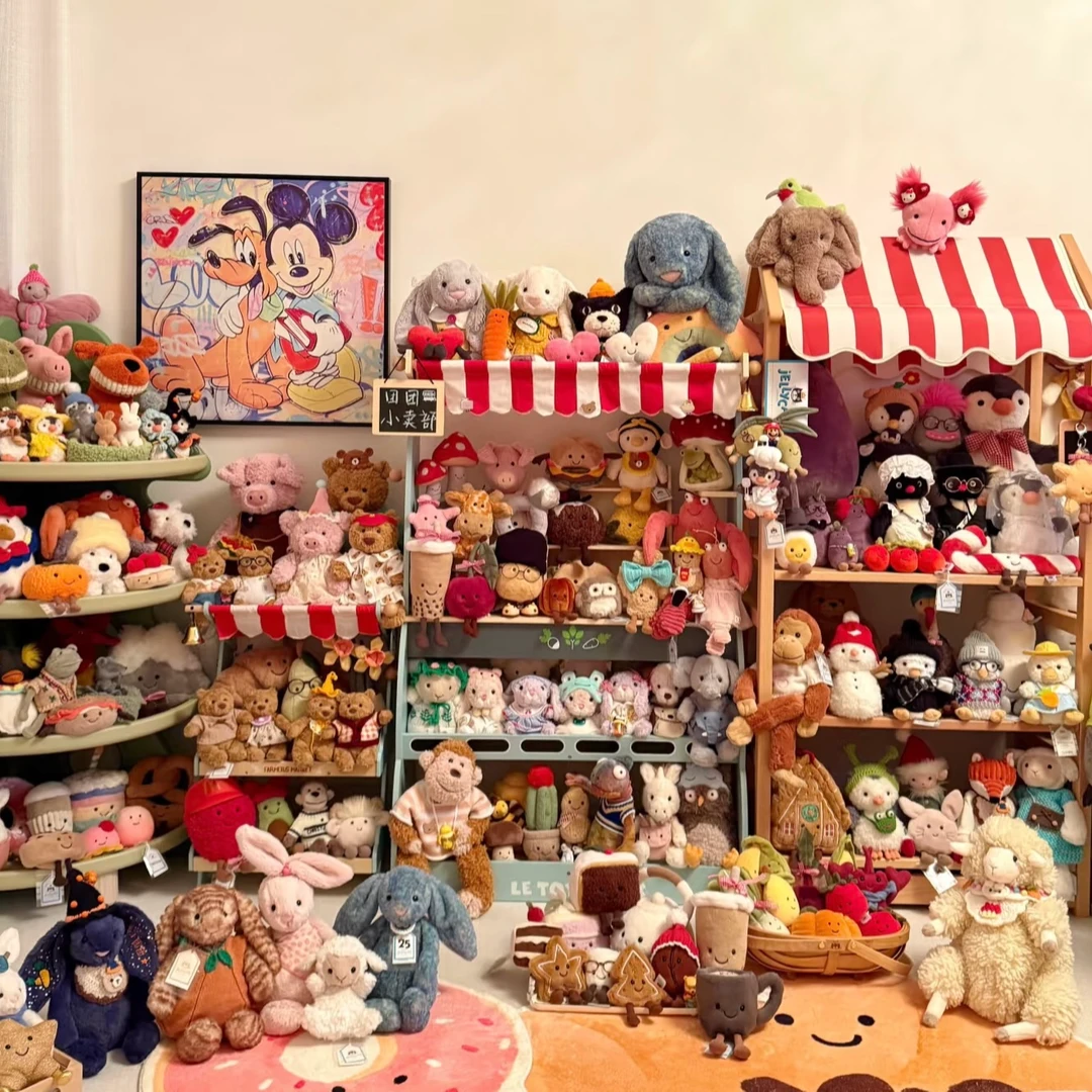 N系列外贸原单尾货毛绒玩具玩偶挂件