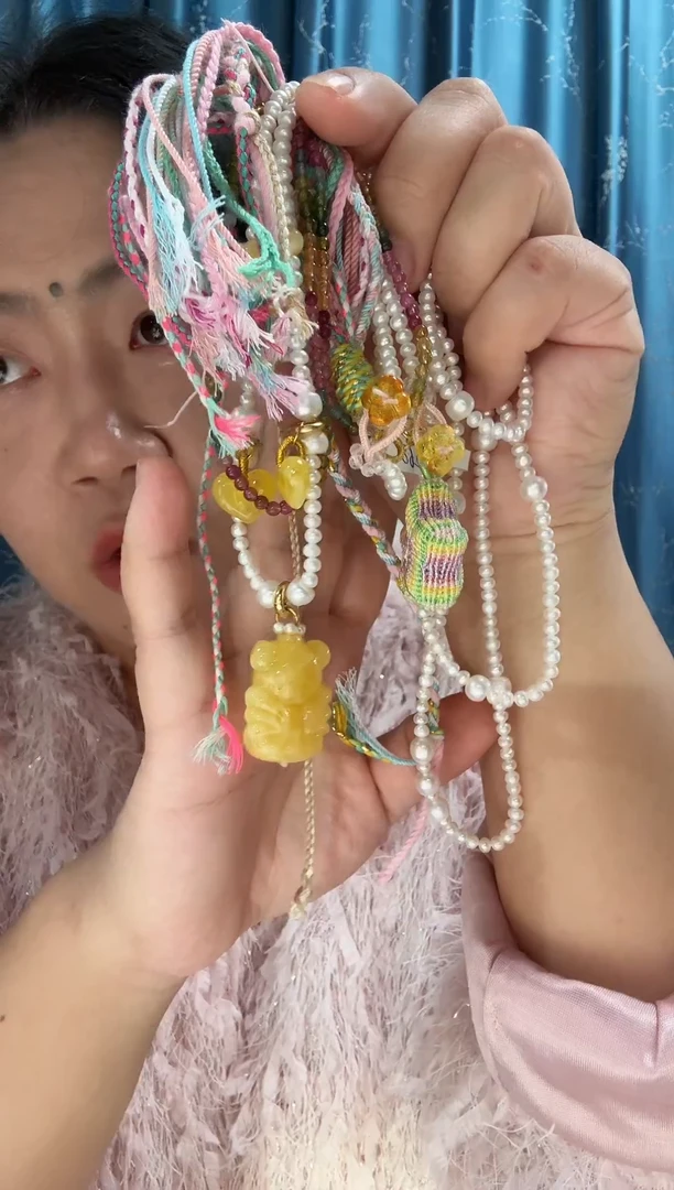 蜜蜡项链未镶嵌蜜蜡珍珠项链