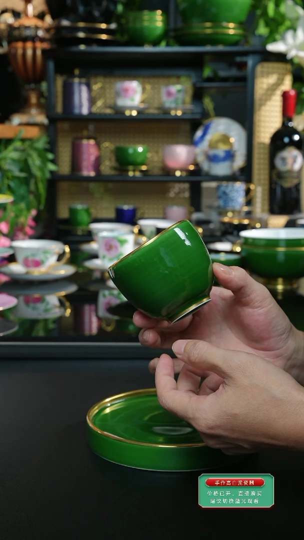 手工翡翠绿公道杯，，，，，，，