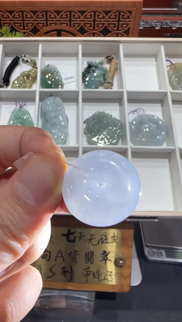 未镶嵌挂件翡翠A货翡翠多样性冰扣