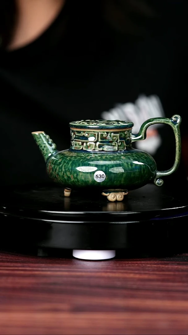 壶530#于大鹏一级品原矿钧瓷天乙壶