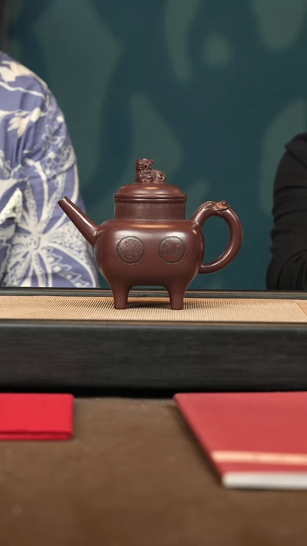 茶壶紫砂【P023】狮鼎300c BJZ
