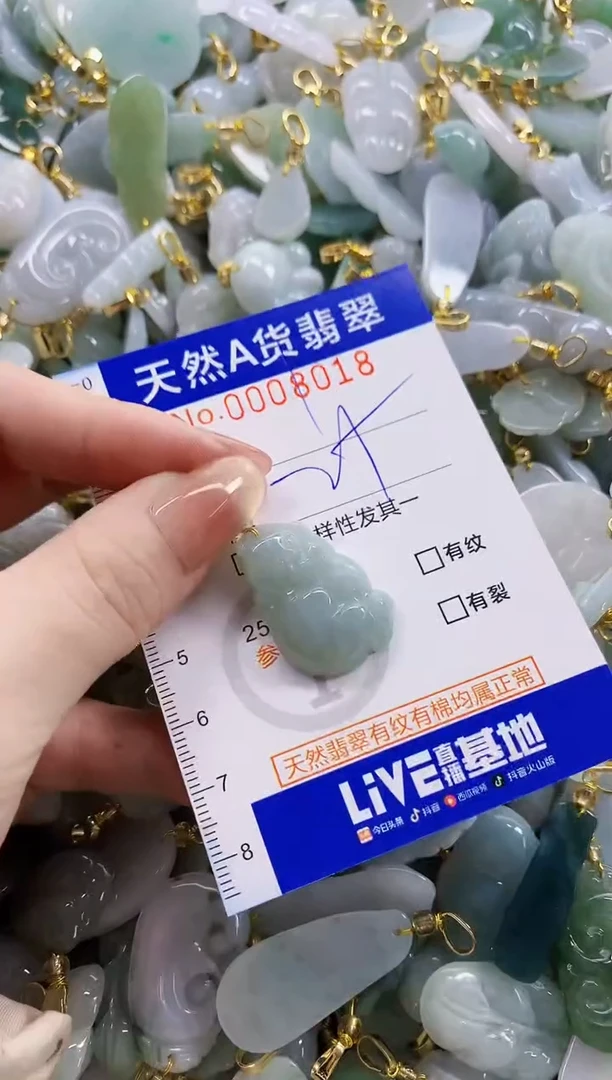 颈饰未镶嵌翡翠天然A货翡翠