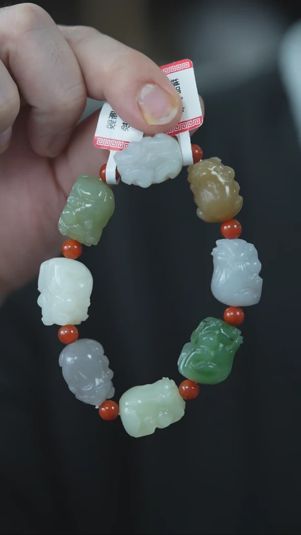 未镶嵌手链和田玉手串