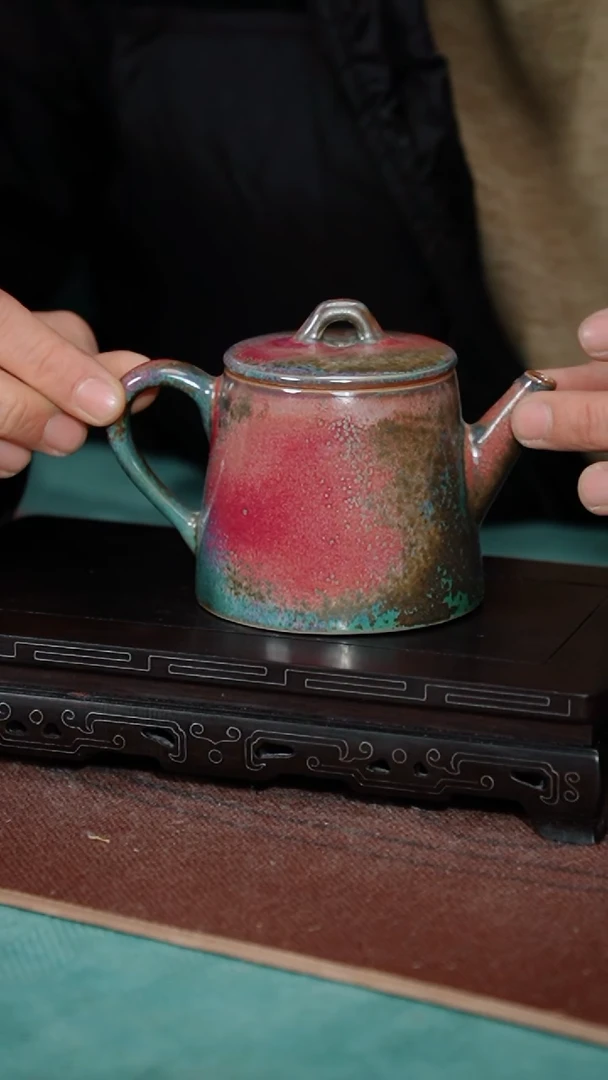 【闪购商品】110-1一统壶（炉钧釉 窑变随机）