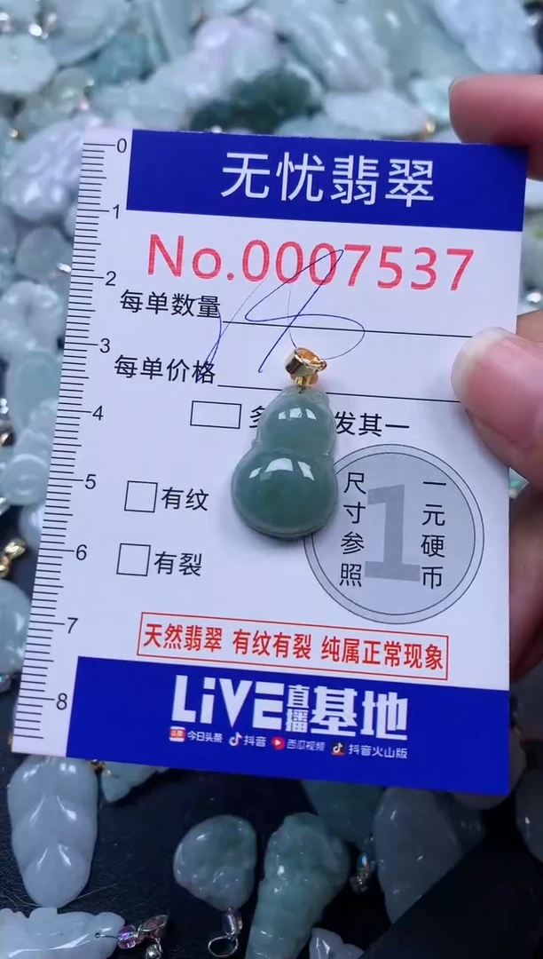 颈饰未镶嵌翡翠7537