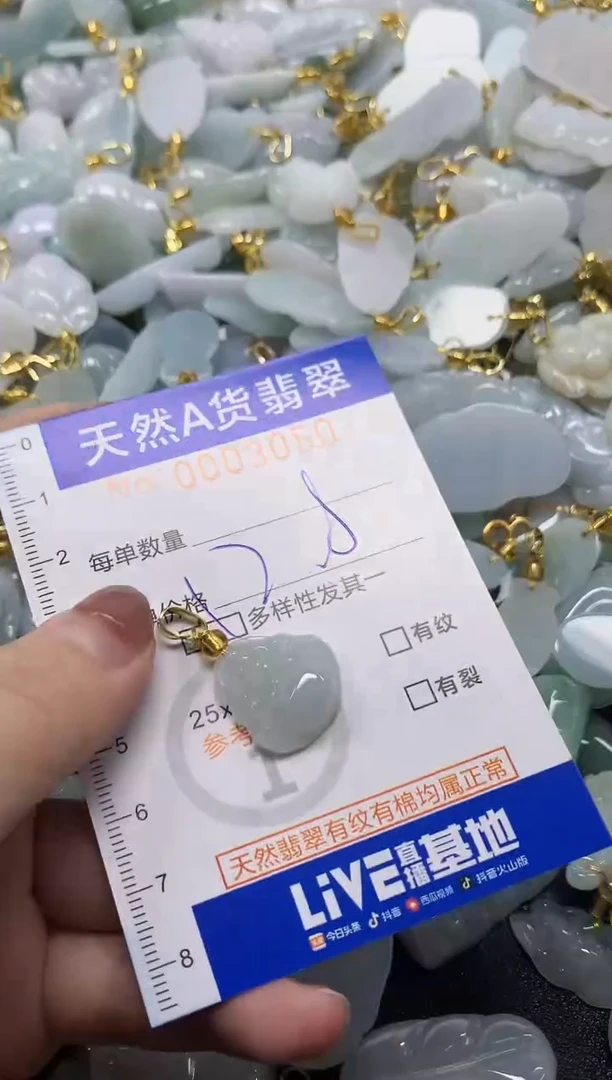 颈饰未镶嵌翡翠天然A货翡翠