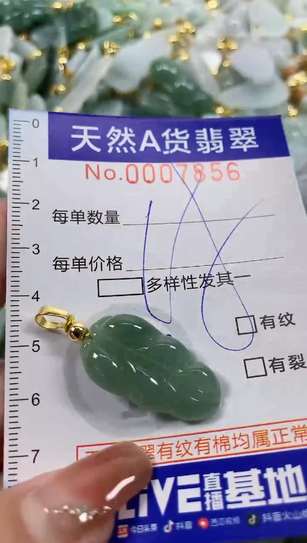 颈饰未镶嵌翡翠天然A货翡翠