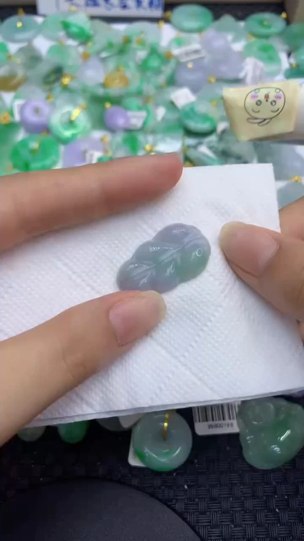 颈饰未镶嵌翡翠天然缅甸A货翡翠