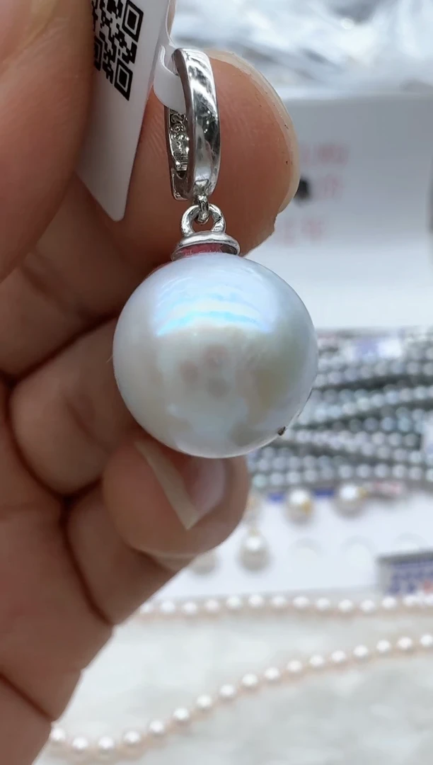 【闪购商品】淡水珍珠颈饰银S925镶嵌非基地发货不带证书