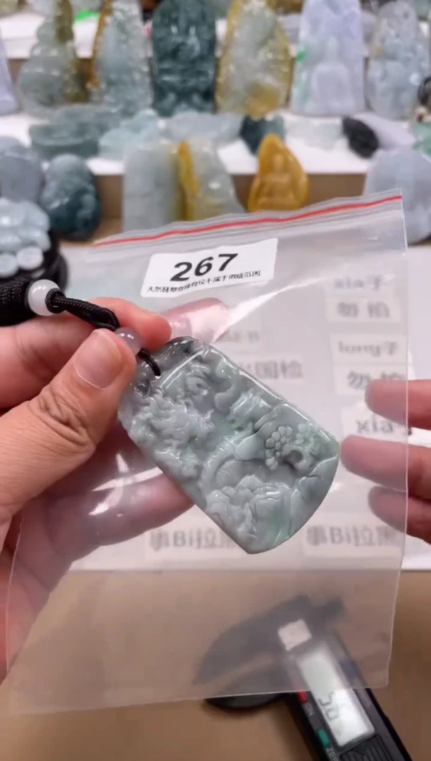 【闪购商品】翡翠颈饰未镶嵌天然缅甸A货翡翠267