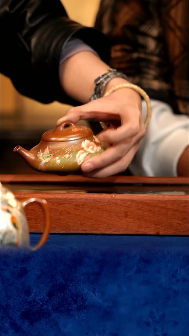 紫砂宜兴紫砂 LJY   凤鸣  汉棠石瓢