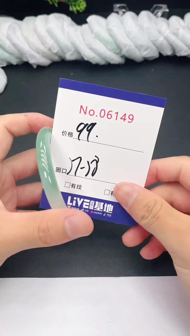 未镶嵌手镯翡翠6149
