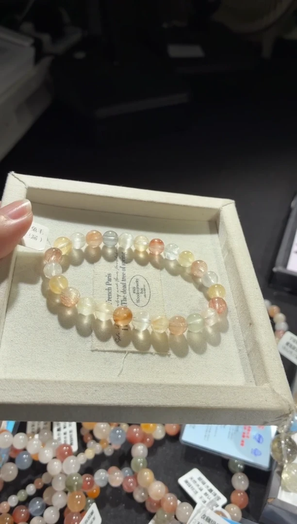 未镶嵌手串水晶玫*243号多样性发一D 7+