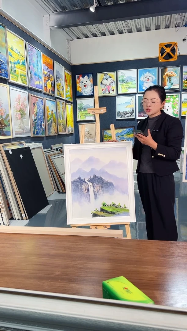 【闪购商品】油画98号 50*60 山河-手绘油画