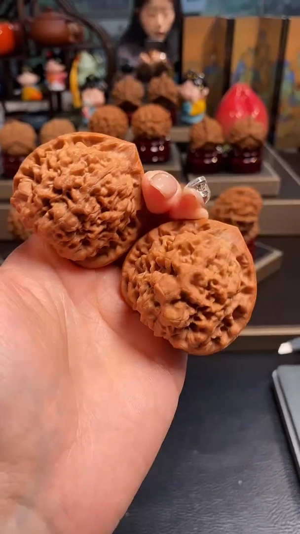 【闪购商品】文玩核桃把件H231官帽47