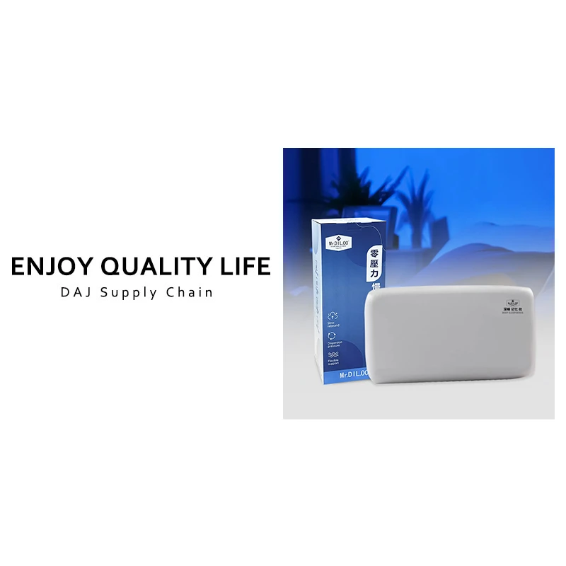 慢回弹零压记忆枕 枕头（方盒）