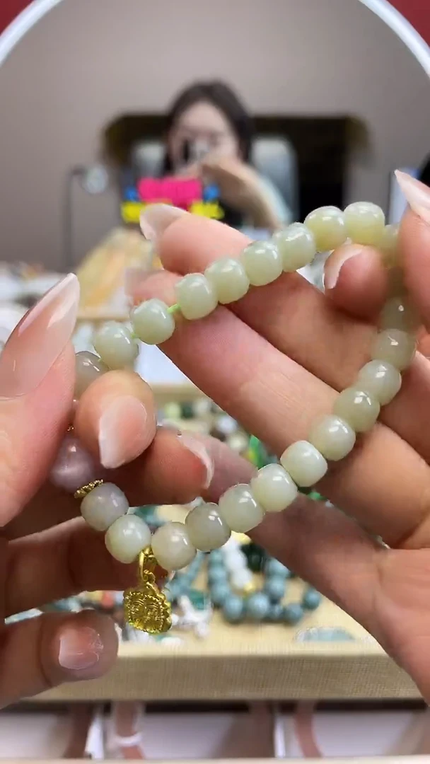 【闪购商品】和田玉手串未镶嵌和田玉老型珠