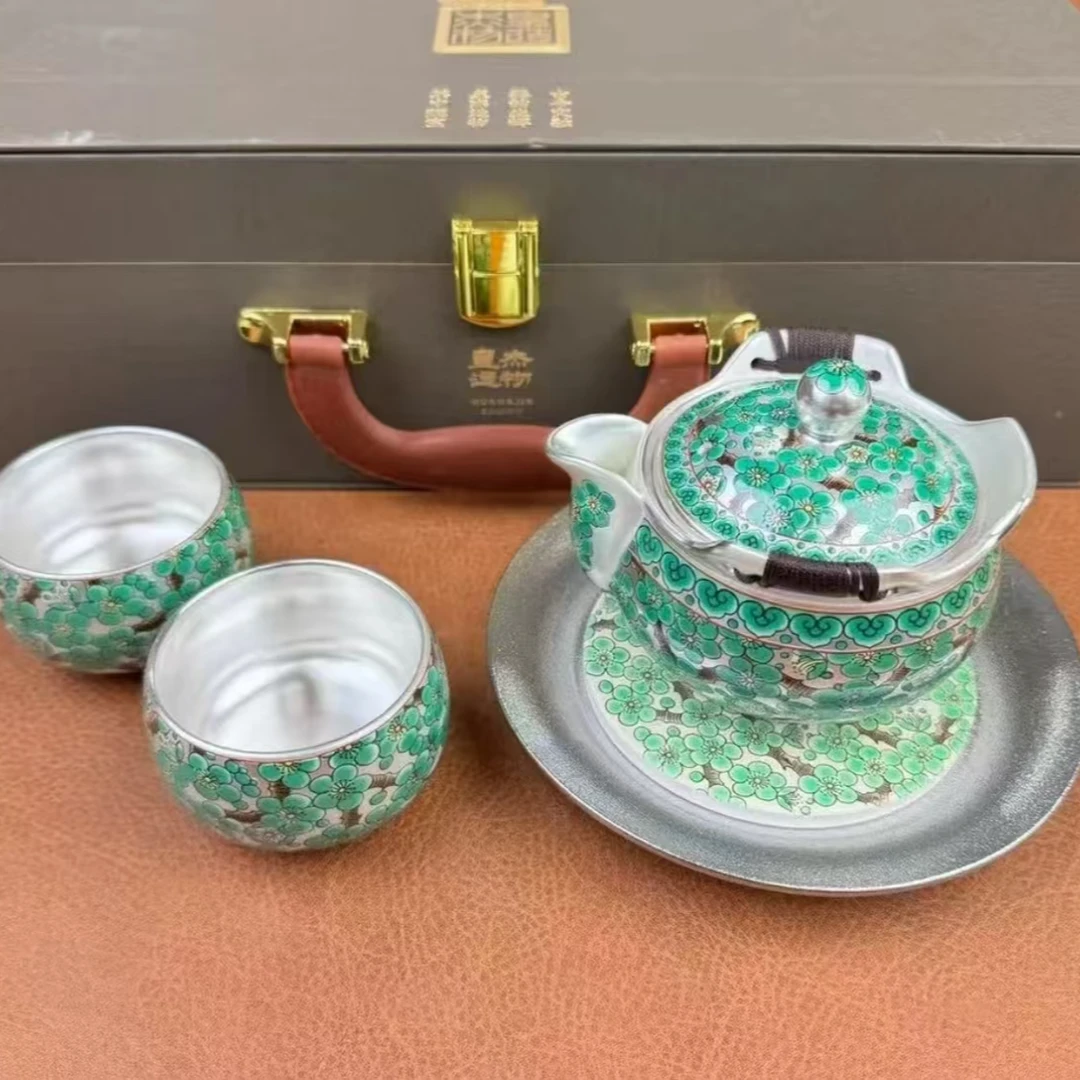 绿梅手抓壶一壶两杯1281