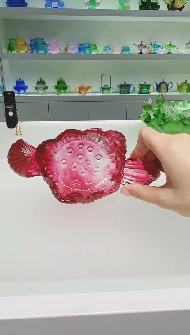 手工艺品琉璃古法琉璃底座