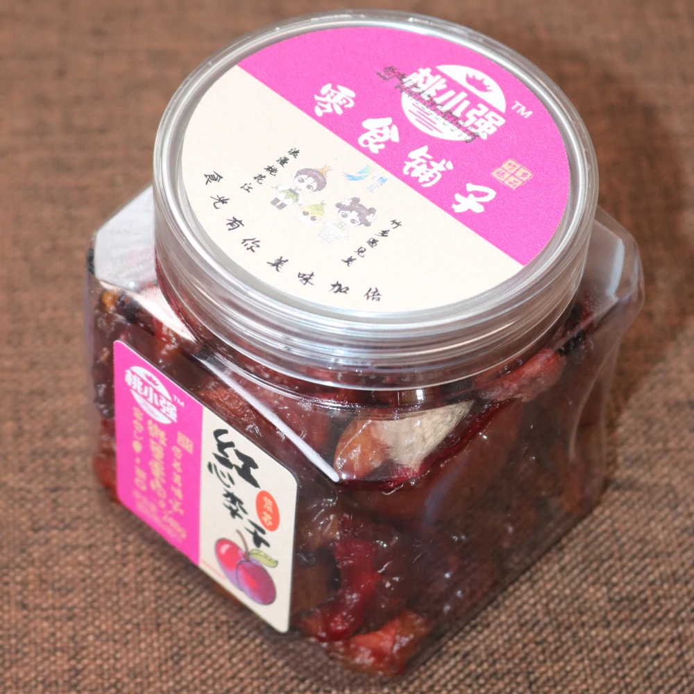 红心李干酸甜脆口现做新鲜李干当季好吃不腻