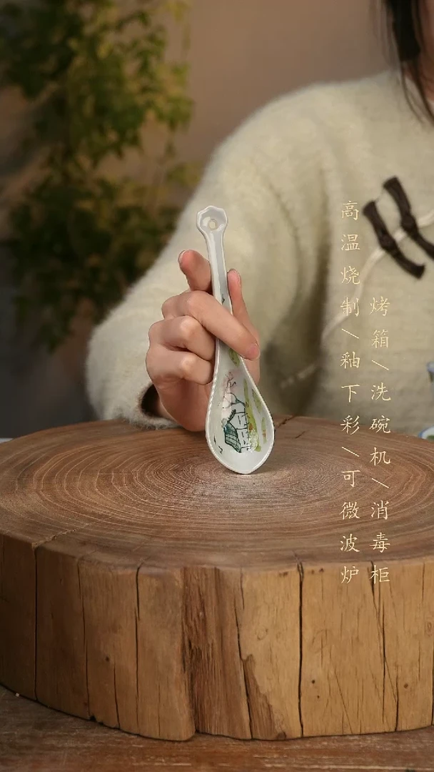 碗瓷景德镇手工手绘高温瓷釉下彩
