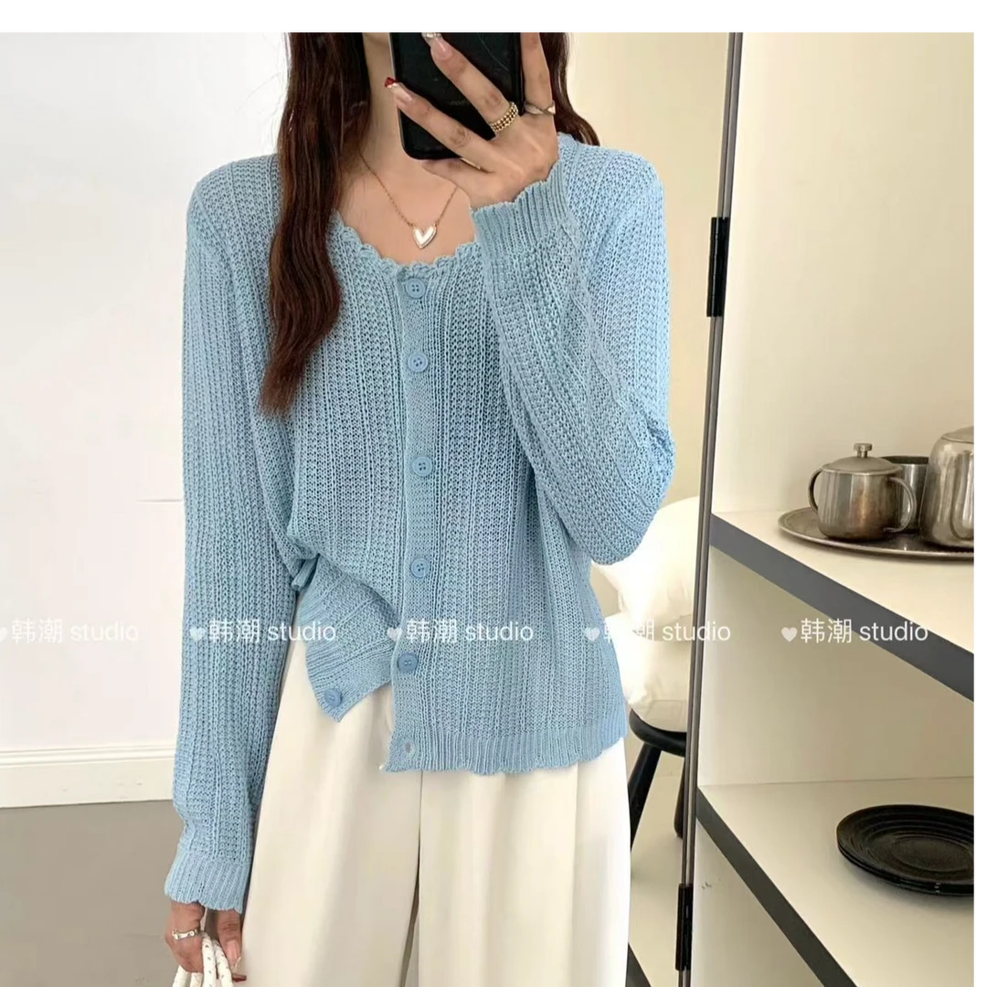 7881女半开领落肩袖长袖纯色常规毛针织衫宽松型