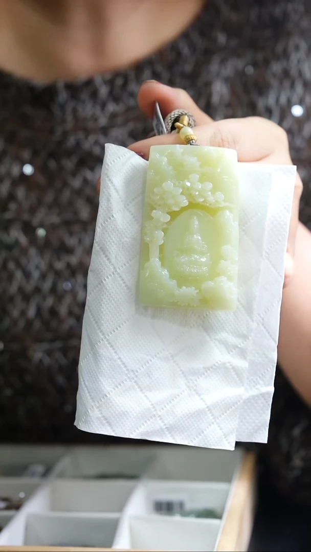 吊坠(不含链)未镶嵌和田玉JJD1216064多样性发一