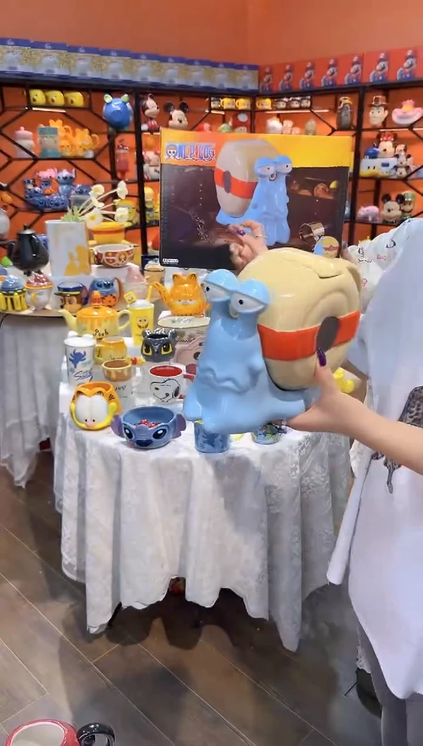 瓷片@@海贼王电话虫水壶（礼盒）