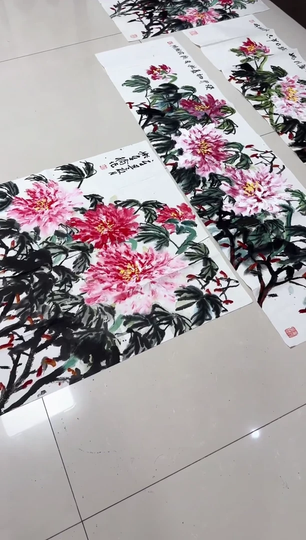 国画童**泯姚连桥老师国画作品2幅
