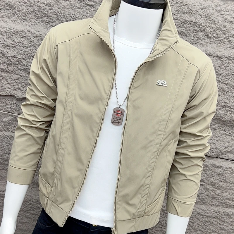 【秋季新品】2025秋季新款韩版痞帅工装夹克男痞帅修身轻熟风外套52