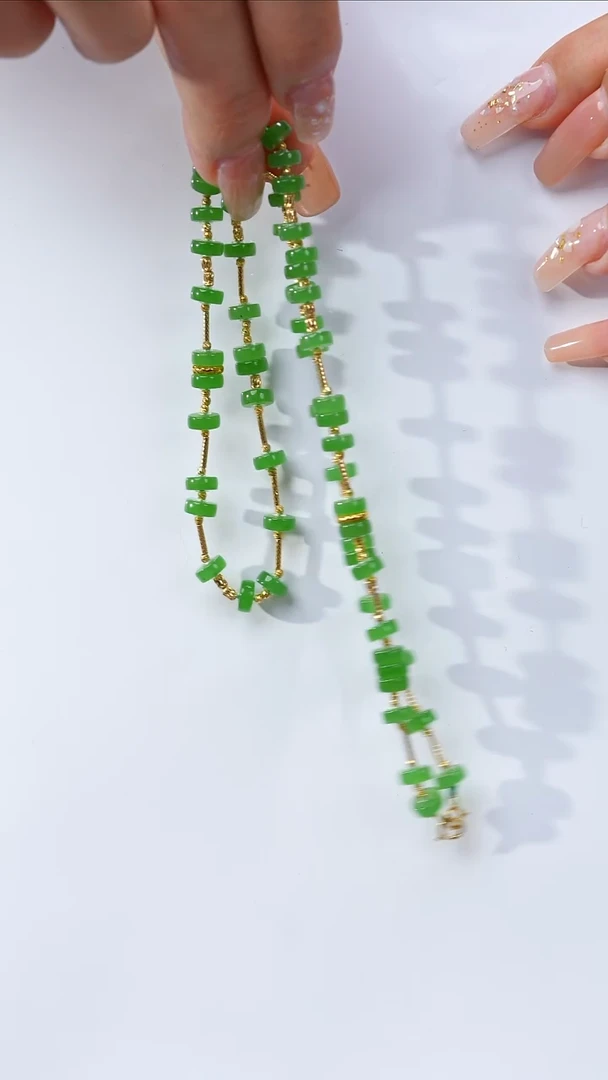 和田玉18K金镶嵌吊坠(不含链)多样性发货 拍一发一