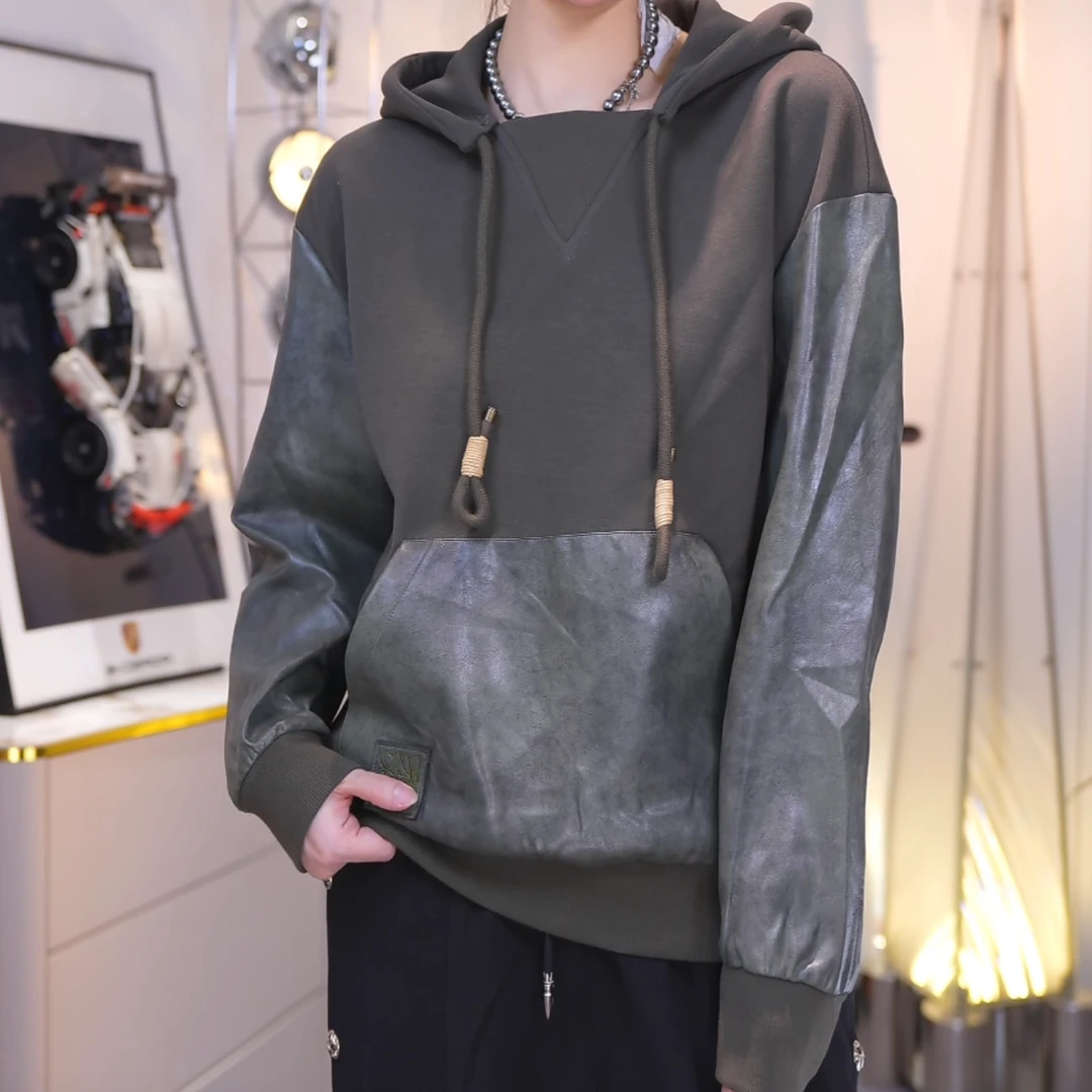 【钱老板2】通用休闲百搭情侣款个性卫衣 W256025