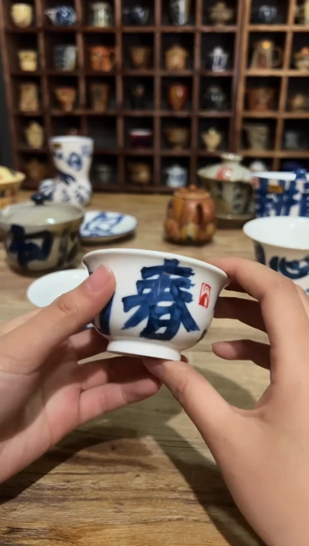 【闪购商品】观云听雨原创手绘茶具