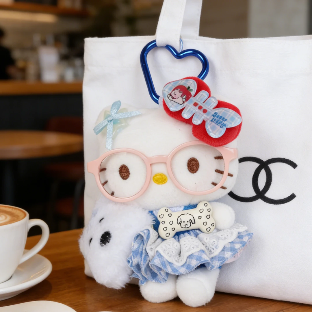 便携款可爱风手工毛绒玩具Hello Kitty