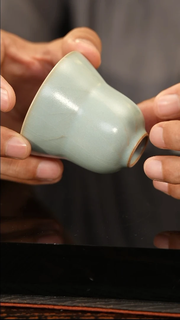 饮古-柴窑葫芦杯