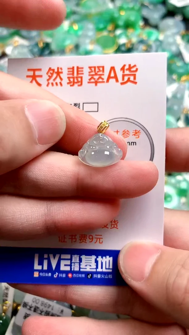 颈饰18K金镶嵌翡翠0516817103
