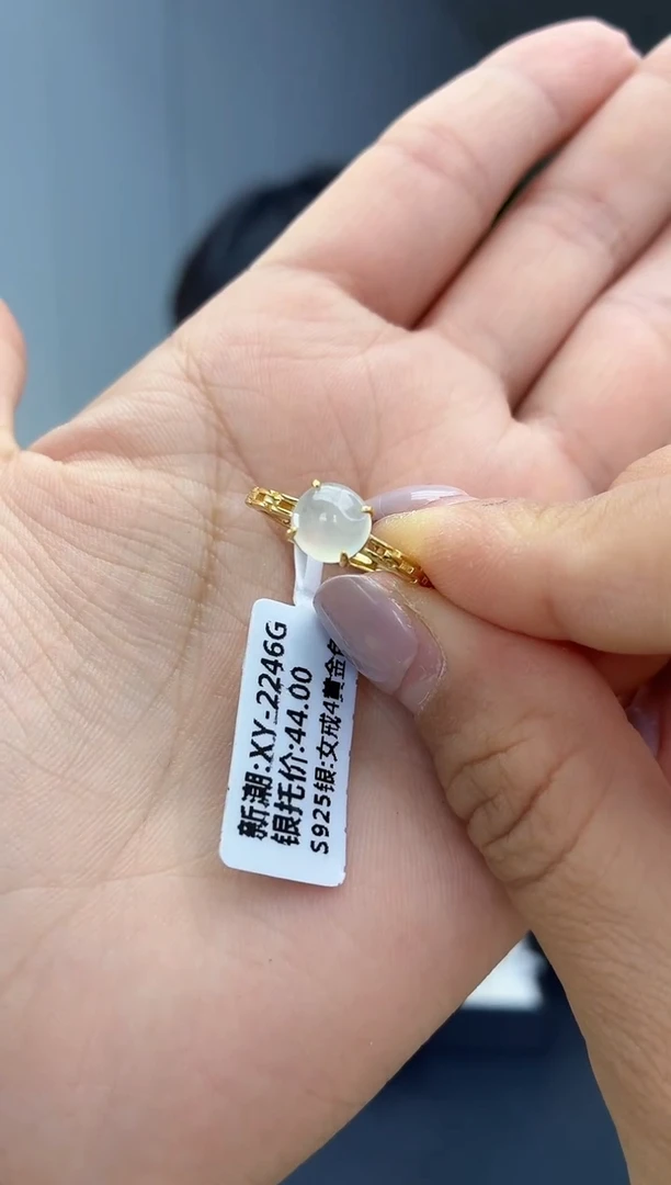 银S925镶嵌戒指翡翠111111111111