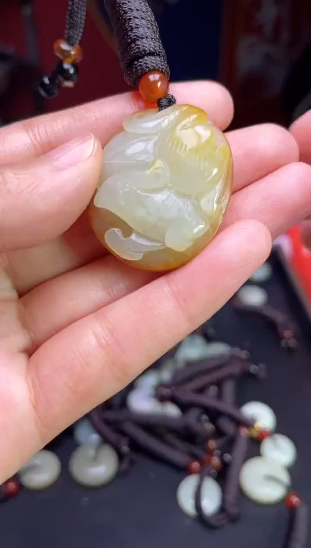 颈饰未镶嵌和田玉123
